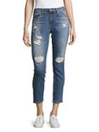 Ag Adriano Goldschmied Stilt Distressed Cigarette Jeans