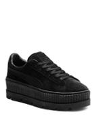 Puma Cleated Suede Creeper Platform Sneakers