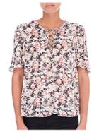B Collection By Bobeau Floral-print Top