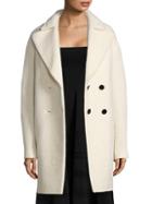 Carven Double-breasted Cocoon Coat