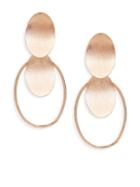 Rivka Friedman 18k Rose-gold Plated Cascading Disc Drop Earrings