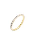 Adornia Fine Jewelry Diamond And 14k Yellow Gold Eternity Band Ring