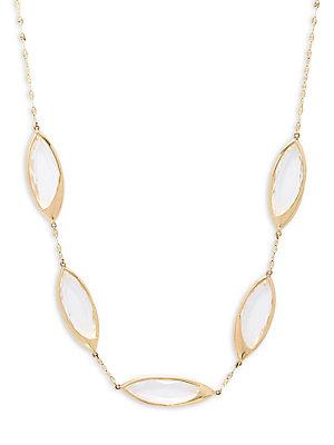 Lana Jewelry Jetset 14k Yellow Gold Marquis Necklace