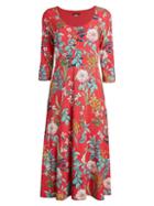 Tommy Hilfiger Floral Knit Midi Dress