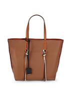 Tod's Gypsey Leather Media Tote Bag