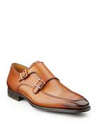 Saks Fifth Avenue By Magnanni Double Monk Dress Shoes - Available In Extended Sizes