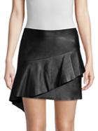 Joie Botan Leather Mini Skirt