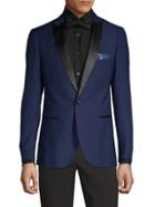 Paisley And Gray Single-button Dinner Jacket