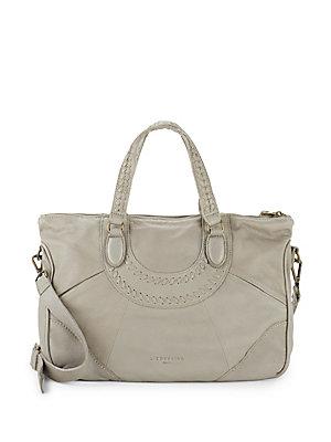 Liebeskind Woven Leather Top Handle Bag