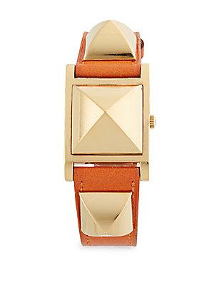Herm S Vintage Orange/gold Swift Medor Watch
