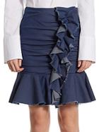 Caroline Constas Ruffled Mini Skirt