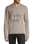 Zadig & Voltaire Graphic Wool-blend Sweater