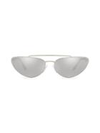 Prada 66mm Cat Eye Sunglasses