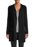 Saks Fifth Avenue Hooded Cashmere Cardigan Sweater