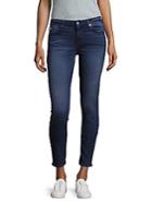 7 For All Mankind Faded Cropped-leg Jeans
