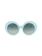 Linda Farrow 55mm Round Novelty Sunglasses