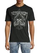 Affliction Embroidered Graphic Cotton Tee