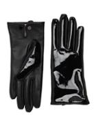Karl Lagerfeld Glossy Faux-leather Gloves