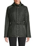 Michael Michael Kors Belted Diamond Quilted Coat