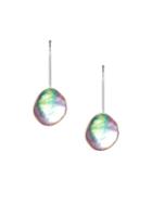 Luxeworks New York 18k White Gold & 9-10mm Pearl Drop Earrings