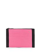 French Connection Perforated Celebration Clutch