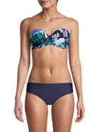 Calvin Klein Swim Floral-print Bikini Top