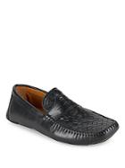 Saks Fifth Avenue Woven Penny Slot Loafers