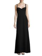 Vera Wang Crepe A-line Gown