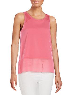 French Connection Polly Sheer-hem Tank