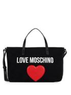 Love Moschino Logo Canvas Crossbody Bag