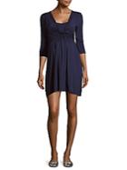 Rosie Pope Ruched & Twisted Maternity Dress