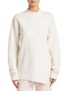 Carven Oversized Wool Chain Link Sweater