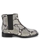 Ash Snake-print Leather Chelsea Boots