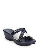 Cole Haan Margate Patent Leather Banded Wedge Sandals