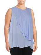 Vince Camuto Double Layer Front Sleeveless Top