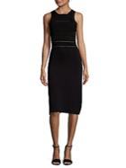Narciso Rodriguez Linear Grid Knee-length Dress