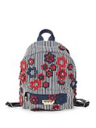 Zac Zac Posen Stripe And Floral Backpack