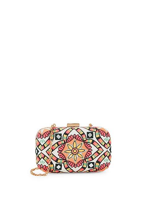 Circus By Sam Edelman Floral Embroidery Convertible Clutch