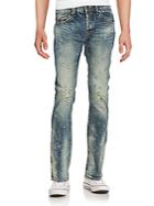 Cult Of Individuality Greaser Distressed Straight-leg Jeans