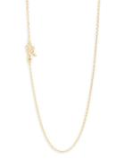 Baublebar Diamanda Alpha 14k Goldplated R-necklace