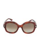 Valentino 56mm Square Sunglasses