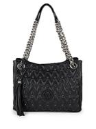Valentino By Mario Valentino Luisa Studded Leather Shoulder Bag