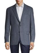 Hickey Freeman Milburn Ii Classic-fit Stretch Wool Cashmere Sport Coat