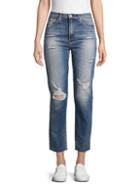 Ag Jeans Distressed Tailored-fit Jeans
