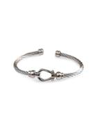 Jean Claude Stainless Steel Cable Bangle