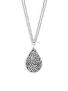 Lois Hill Classic Sterling Silver Pendant Necklace