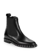 Valentino Rockstud Leather Chelsea Boots