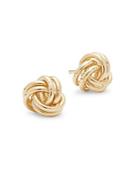 Saks Fifth Avenue 14k Yellow Gold Round Loops Earrings