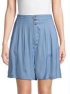 Free People Pleated Front Shorts