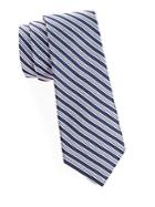 Saks Fifth Avenue Made In Italy Ribbon Stripe Silk Tie